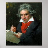 Poster Ludwig Van Beethoven (Devant)