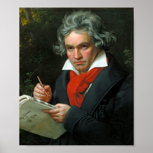 Poster Ludwig Van Beethoven (Devant)