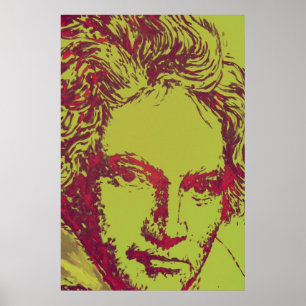 Poster Ludwig Van Beethoven Art numérique