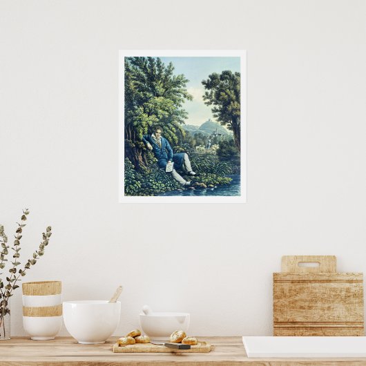 Poster Ludwig van Beethoven by a River (Cuisine)