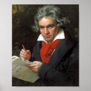 Poster Ludwig van Beethoven Portrait