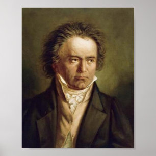 Poster Ludwig Van Beethoven Portrait