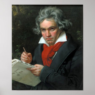 Poster Ludwig van Beethoven Portrait