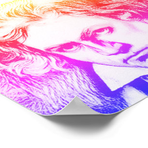 Poster Ludwig van Beethoven Portrait de Joseph Karl Stiel