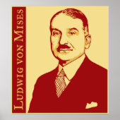 Poster Ludwig von Mises (Devant)