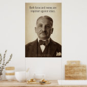 Poster Ludwig von Mises Idées Imprimer (Cuisine)