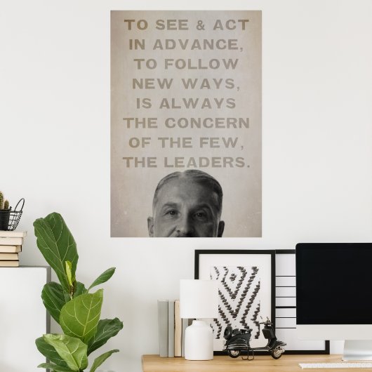 Poster Ludwig von Mises Leaders Imprimer (Bureau à domicile)