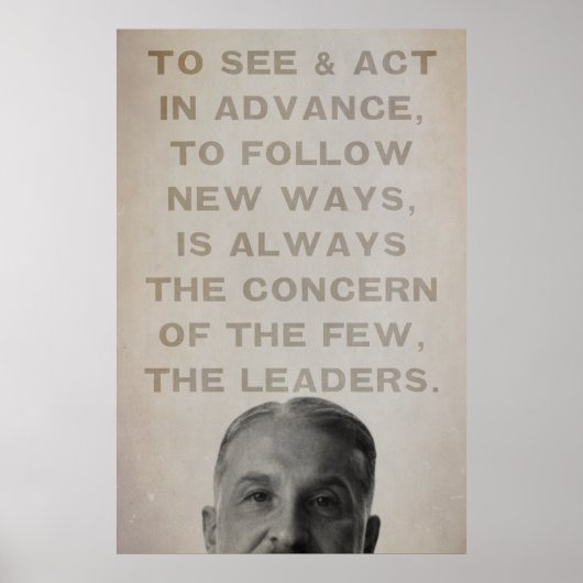 Poster Ludwig von Mises Leaders Imprimer (Devant)