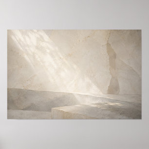 Poster Lueur de calcaire — Aurema (Paysage)