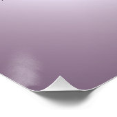 Poster Lueur de confettis célestes violet (Coin)