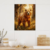 Poster Lueur de Prairie de Nounours (Cuisine)