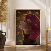 Poster Lueur dorée paisible