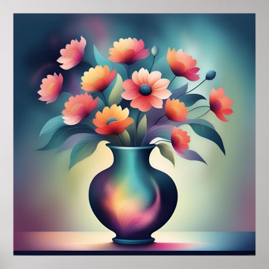 Poster Lueur florale rêvée (Devant)