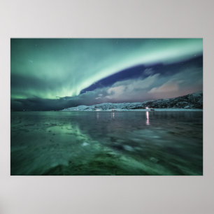 Poster Lueurs boréales Norvège