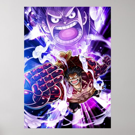 Poster Luffy Gear 4e (Devant)