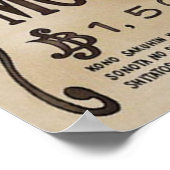 Poster LUFFY Une pièce Recherché (Coin)