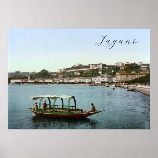 Poster Lugano, Suisse (Devant)