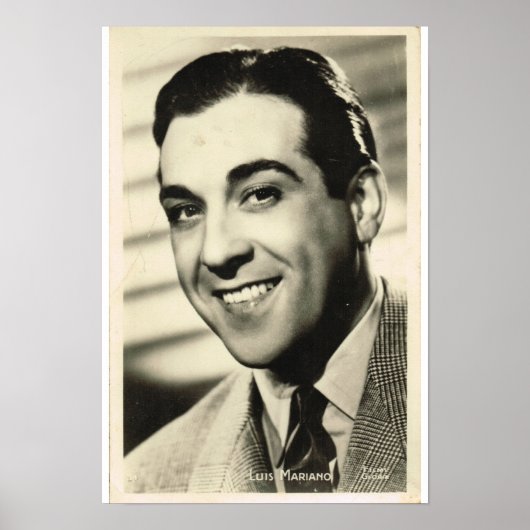Poster Luis Mariano (Devant)