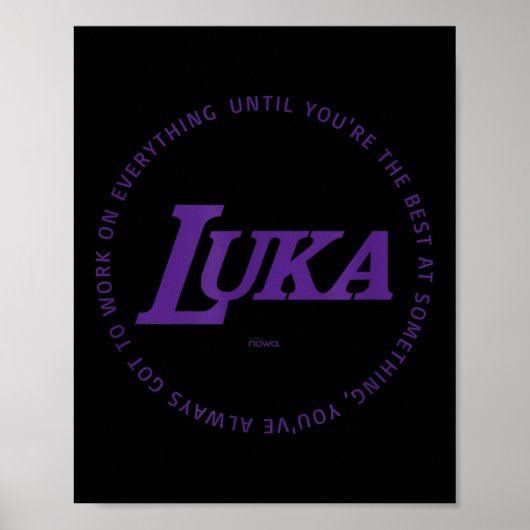 Poster Luka - Work On Everything To Be The P Practice  (Devant)