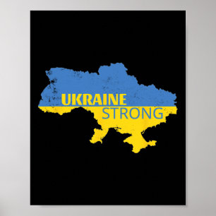 Poster L'Ukraine est forte - Je suis solidaire de la paix