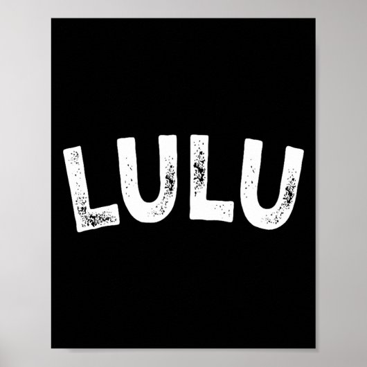 Poster Lulu  (Devant)