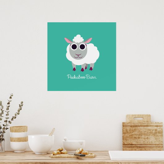 Poster Lulu le mouton (Cuisine)
