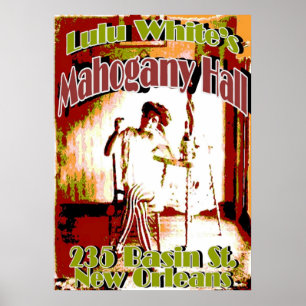 Poster Lulu White Brothel New Orleans