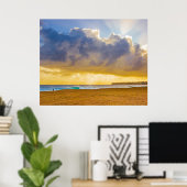 Poster Lumahai Beach, Kauai, Hawaii (Bureau à domicile)