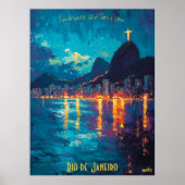 Poster Lumiance de Rio - Reflets du Christ Rédempteur (Devant)