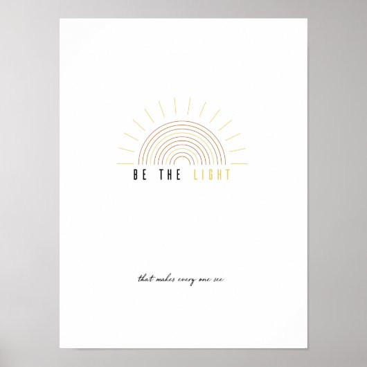 Poster Lumière (Devant)