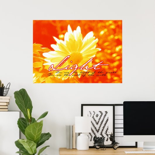 Poster Lumière (Bureau à domicile)