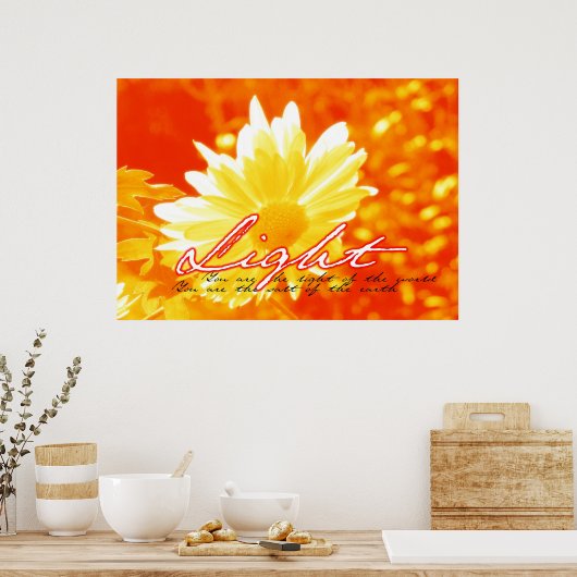 Poster Lumière (Cuisine)