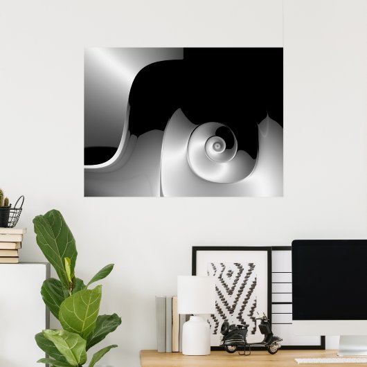 Poster Lumière 14 Art Fractal (Bureau à domicile)