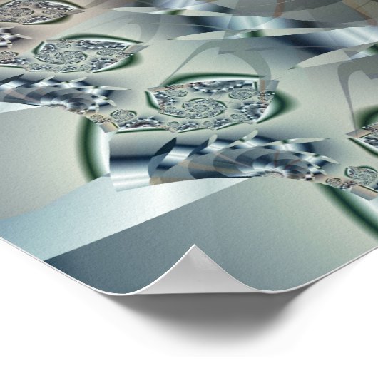 Poster Lumière 2 Art Abstrait (Coin)