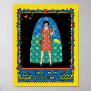 Poster Lumière À La Fin De L'Affiche Tunnel_B_8x10