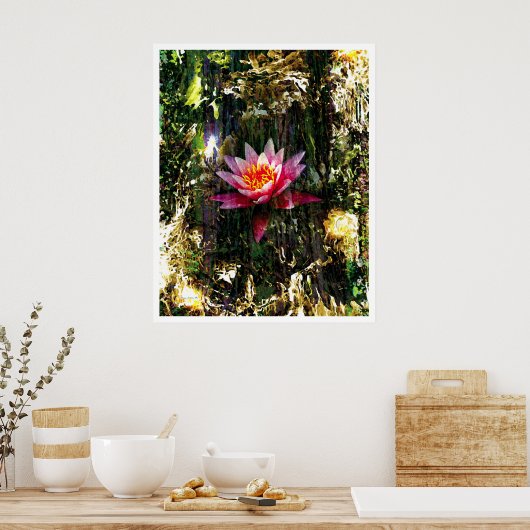 Poster Lumière Abstraite 4 : Notre Coeur (Cuisine)