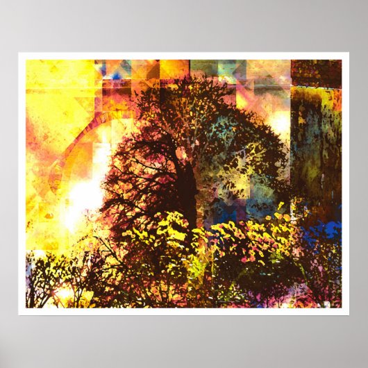 Poster Lumière Abstraite 7 : Vie bénie (Devant)