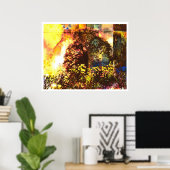 Poster Lumière Abstraite 7 : Vie bénie (Bureau à domicile)