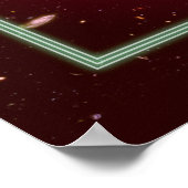 Poster Lumière ambre Sri Yantra (Coin)