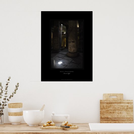 Poster "Lumière Ancienne" (Cuisine)