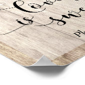 Poster Lumière Brown Bois et Lumières L'amour est doux De (Coin)