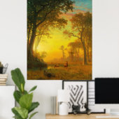 Poster Lumière dans la forêt (Bureau à domicile)