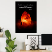 Poster Lumière dans l'obscurité (Bureau à domicile)