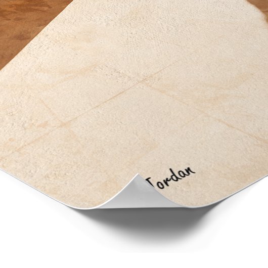 Poster Lumière d'Arc en Jordanie (Coin)