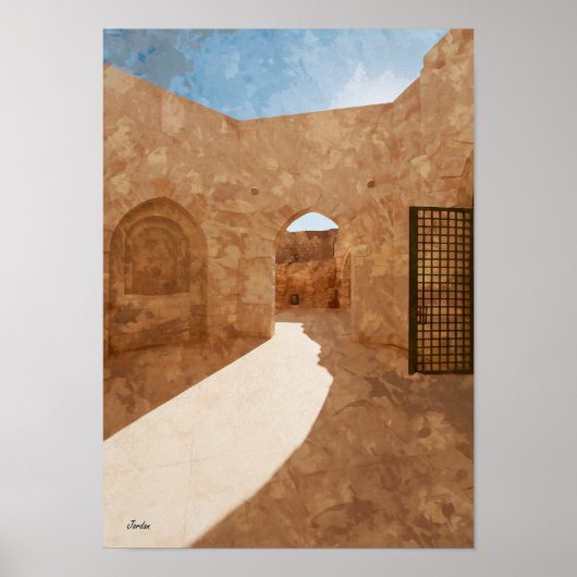 Poster Lumière d'Arc en Jordanie (Devant)