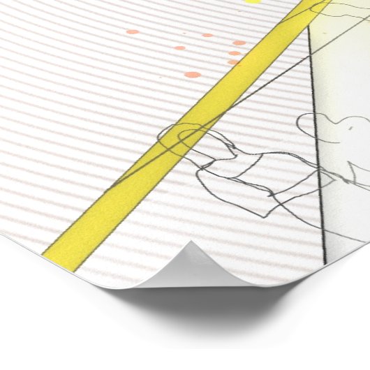 POSTER LUMIÈRE DE 5 HEURES HAUT (Coin)