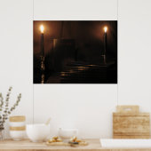 Poster lumière de bougie (Cuisine)