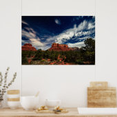 Poster Lumière de la lune sur Sedona, Arizona (Cuisine)