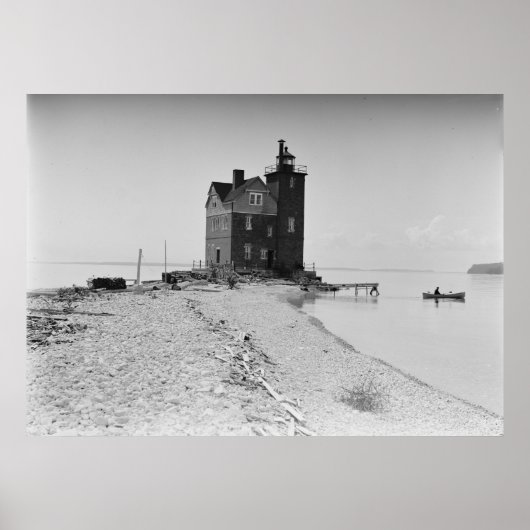 Poster Lumière de l'île ronde (Devant)