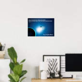 Poster Lumière de l'obscurité - Genèse 1:4 (Bureau à domicile)